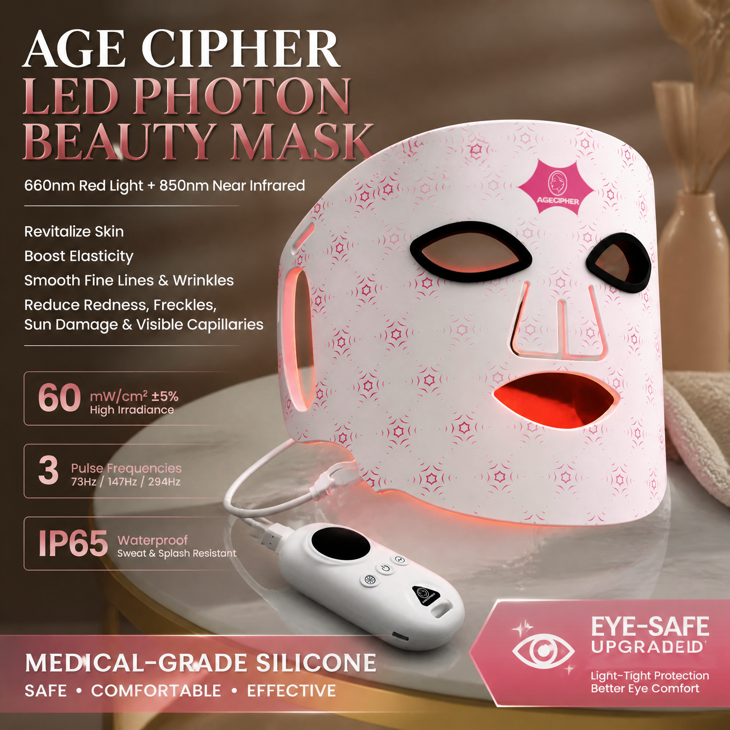 AGECIPHER Mini LED Photon Beauty Mask