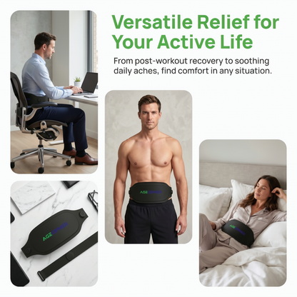 AGECIPHER Deep Penetrating Red Light Therapy Relief Belt