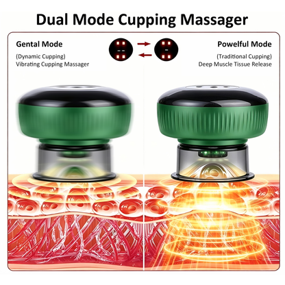 AGECIPHER 6-in-1 Red Light Heat Cupping Massager