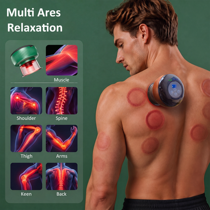 AGECIPHER 6-in-1 Red Light Heat Cupping Massager